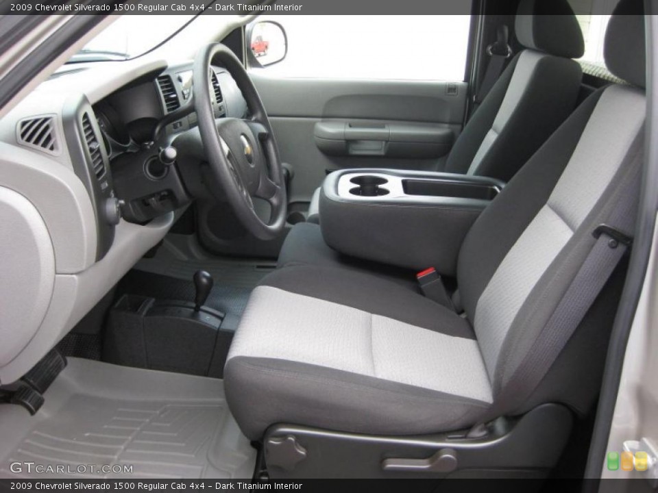 Dark Titanium Interior Photo for the 2009 Chevrolet Silverado 1500 Regular Cab 4x4 #45049277