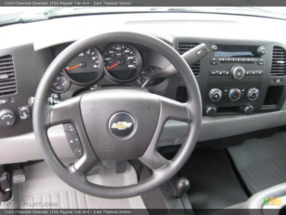 Dark Titanium Interior Dashboard for the 2009 Chevrolet Silverado 1500 Regular Cab 4x4 #45049357