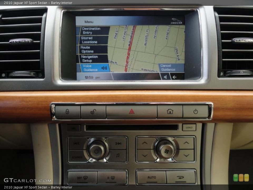 Barley Interior Navigation for the 2010 Jaguar XF Sport Sedan #45050741