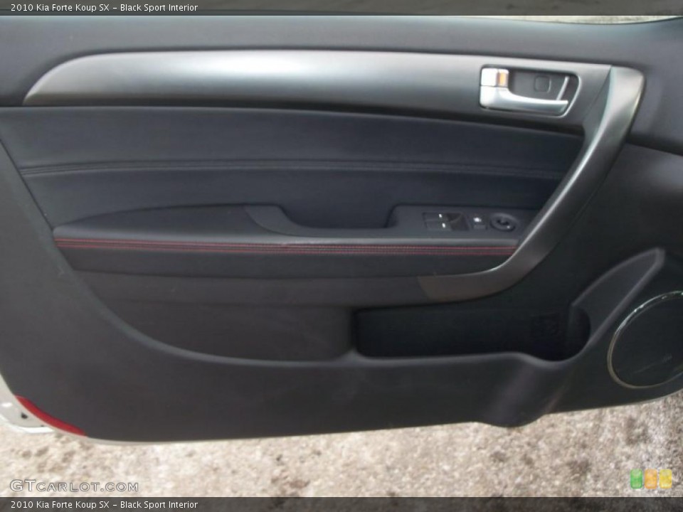 Black Sport Interior Door Panel for the 2010 Kia Forte Koup SX #45052871