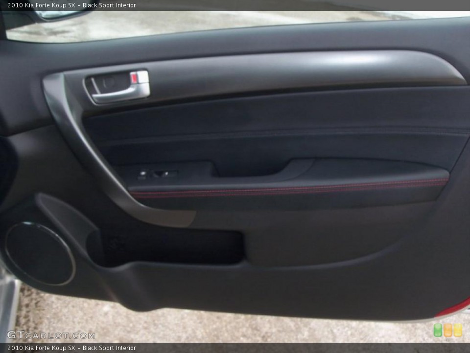 Black Sport Interior Door Panel for the 2010 Kia Forte Koup SX #45052885