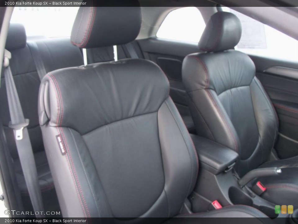 Black Sport Interior Photo for the 2010 Kia Forte Koup SX #45052919