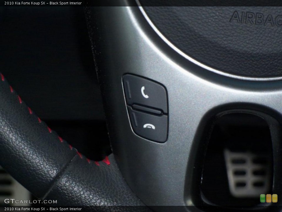 Black Sport Interior Controls for the 2010 Kia Forte Koup SX #45053003