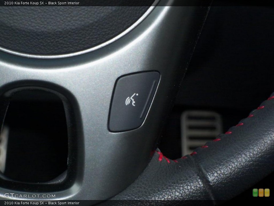 Black Sport Interior Controls for the 2010 Kia Forte Koup SX #45053020