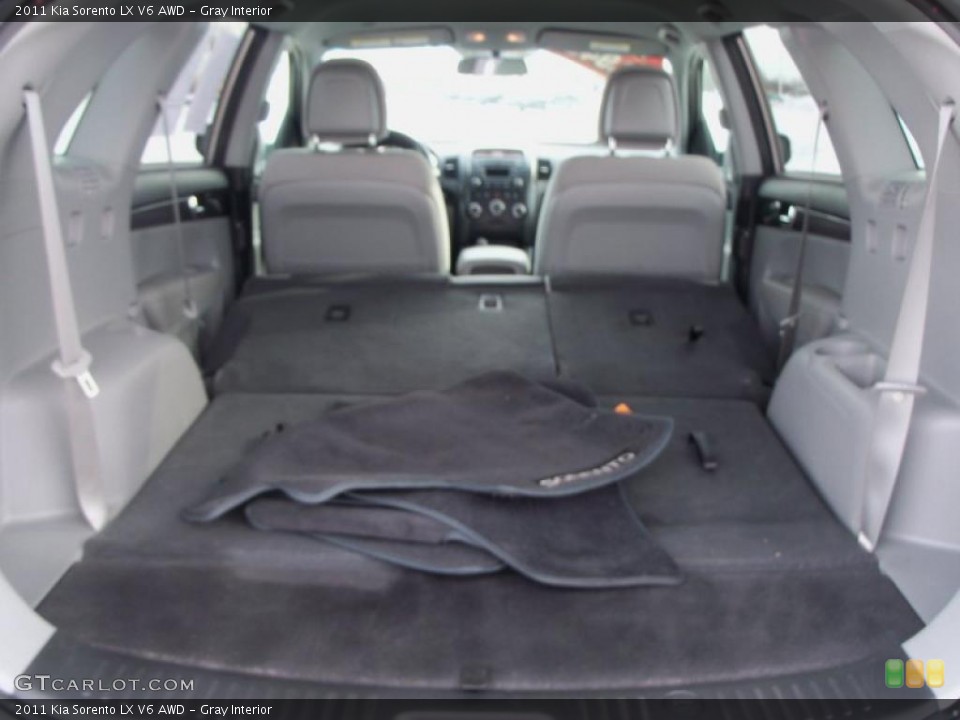 Gray Interior Trunk for the 2011 Kia Sorento LX V6 AWD #45053577