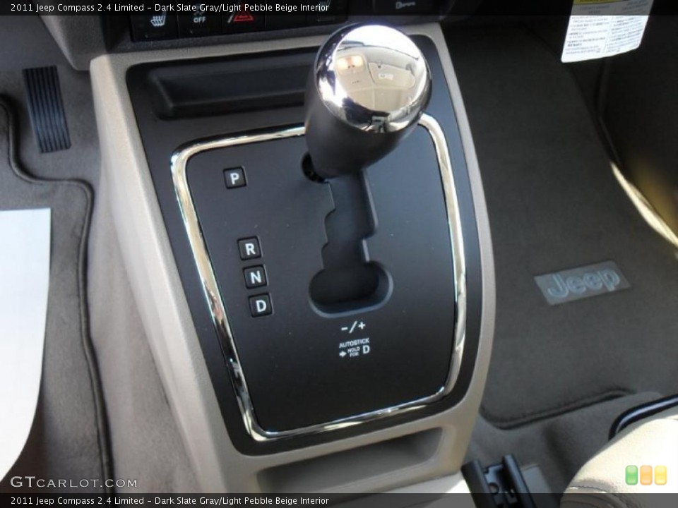 Dark Slate Gray/Light Pebble Beige Interior Transmission for the 2011 Jeep Compass 2.4 Limited #45055573