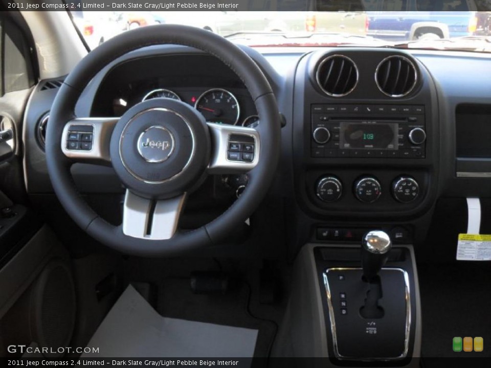 Dark Slate Gray/Light Pebble Beige Interior Dashboard for the 2011 Jeep Compass 2.4 Limited #45055657