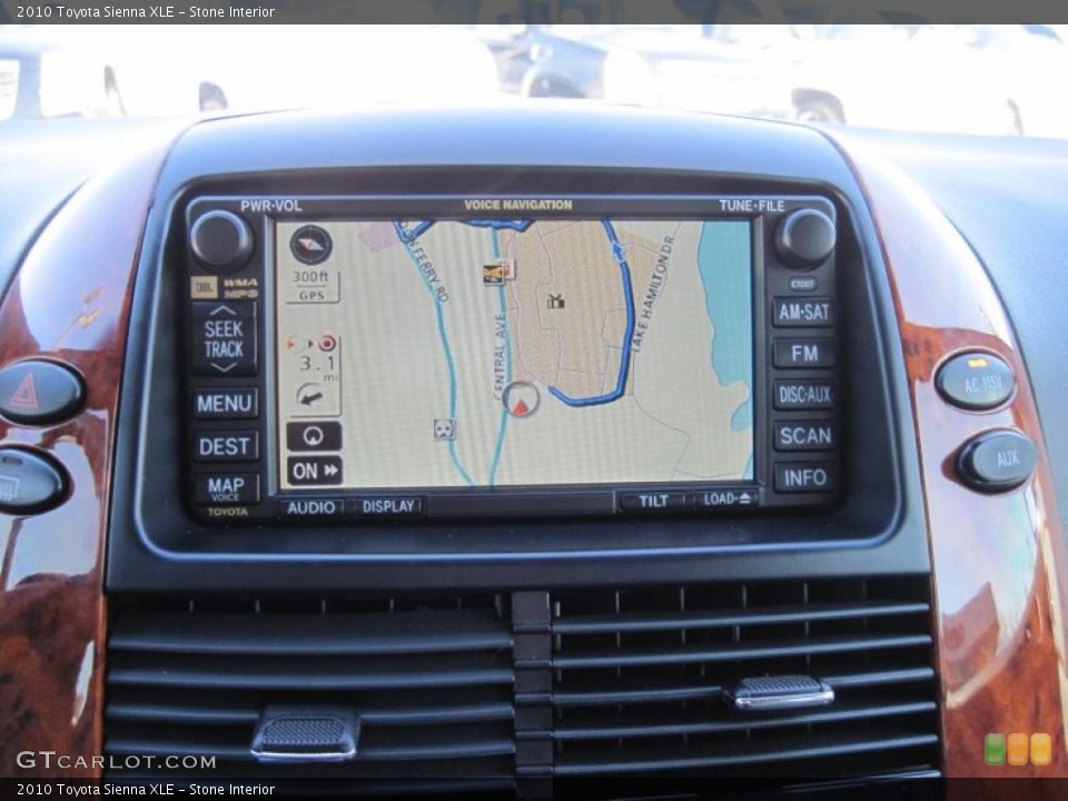 Stone Interior Navigation for the 2010 Toyota Sienna XLE #45055913