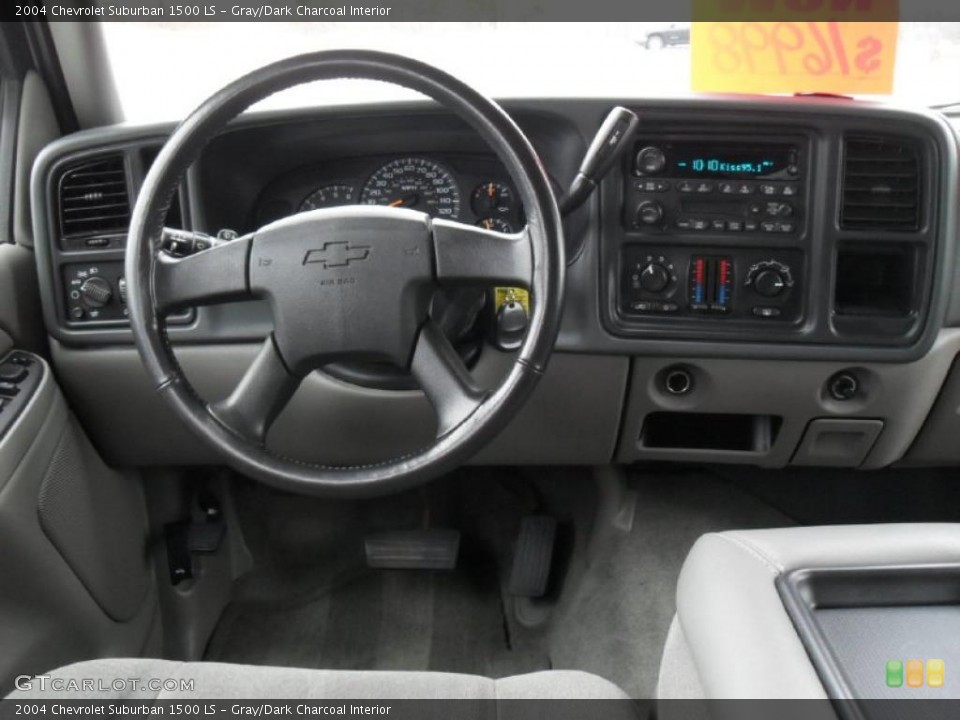 Gray/Dark Charcoal Interior Dashboard for the 2004 Chevrolet Suburban 1500 LS #45057833