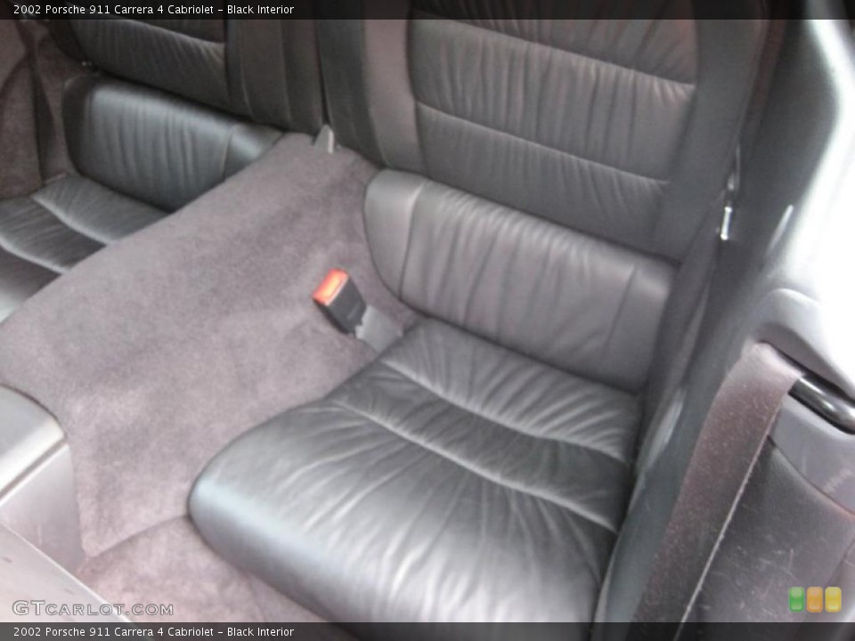 Black Interior Photo for the 2002 Porsche 911 Carrera 4 Cabriolet #45058453