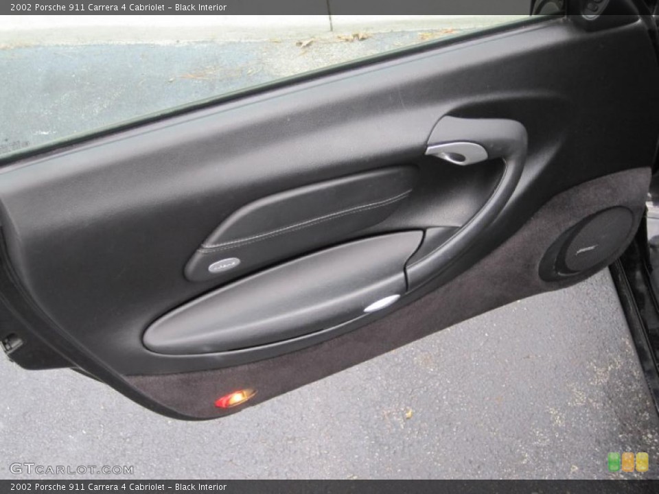 Black Interior Door Panel for the 2002 Porsche 911 Carrera 4 Cabriolet #45058569