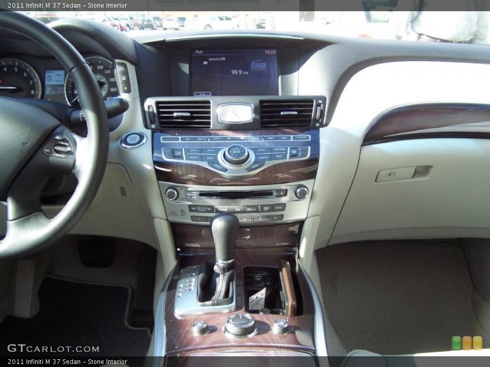 Stone Interior Dashboard for the 2011 Infiniti M 37 Sedan #45061525
