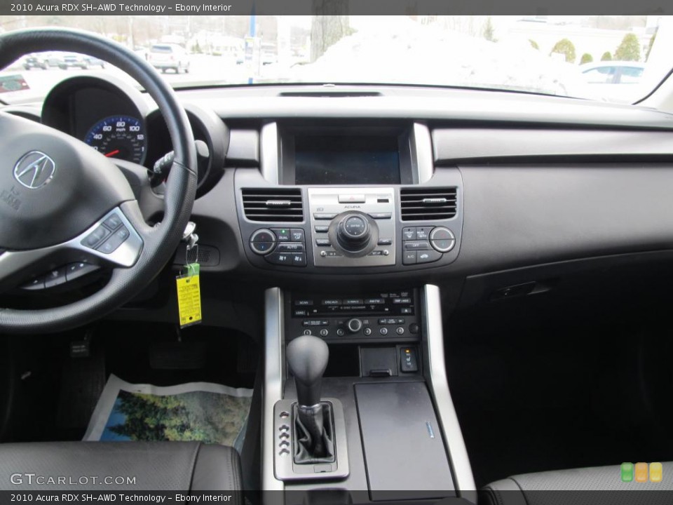 Ebony Interior Dashboard for the 2010 Acura RDX SH-AWD Technology #45063469
