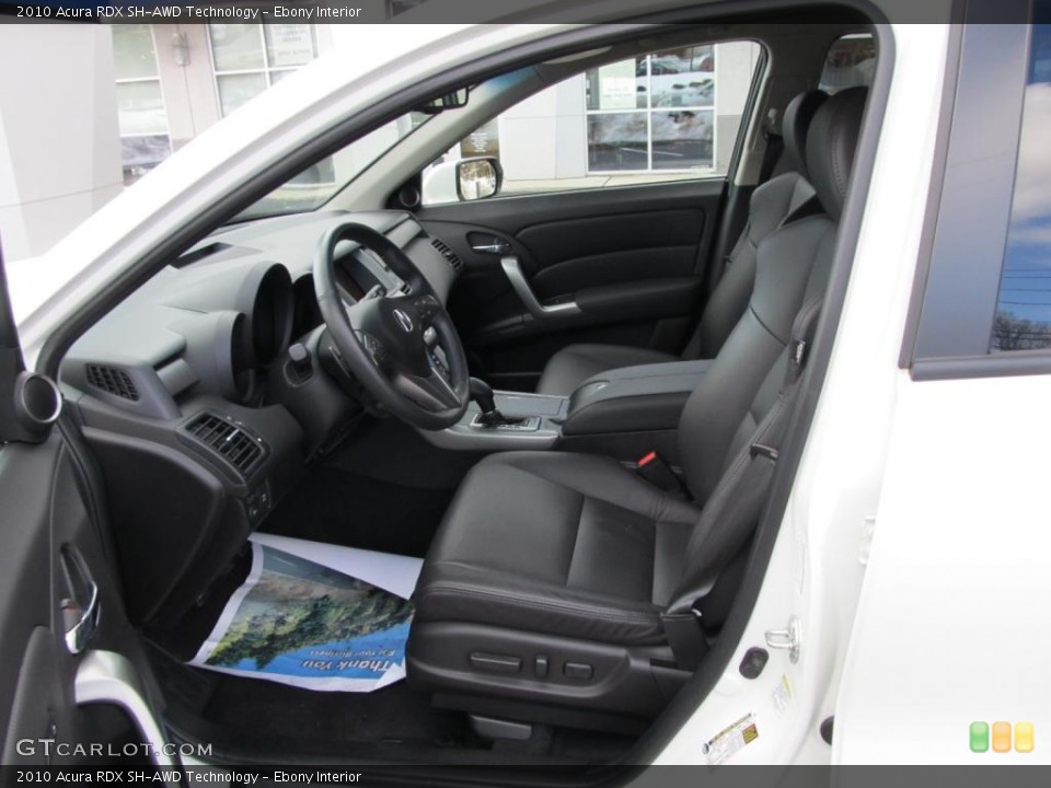 Ebony Interior Photo for the 2010 Acura RDX SH-AWD Technology #45063589