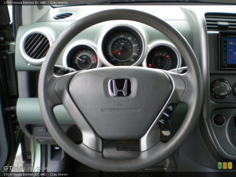 Gray Interior Steering Wheel for the 2004 Honda Element EX AWD #45064117