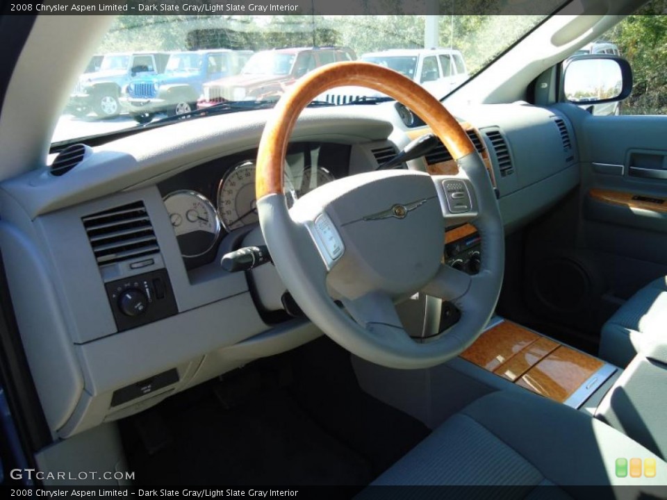 Dark Slate Gray/Light Slate Gray Interior Prime Interior for the 2008 Chrysler Aspen Limited #45065957