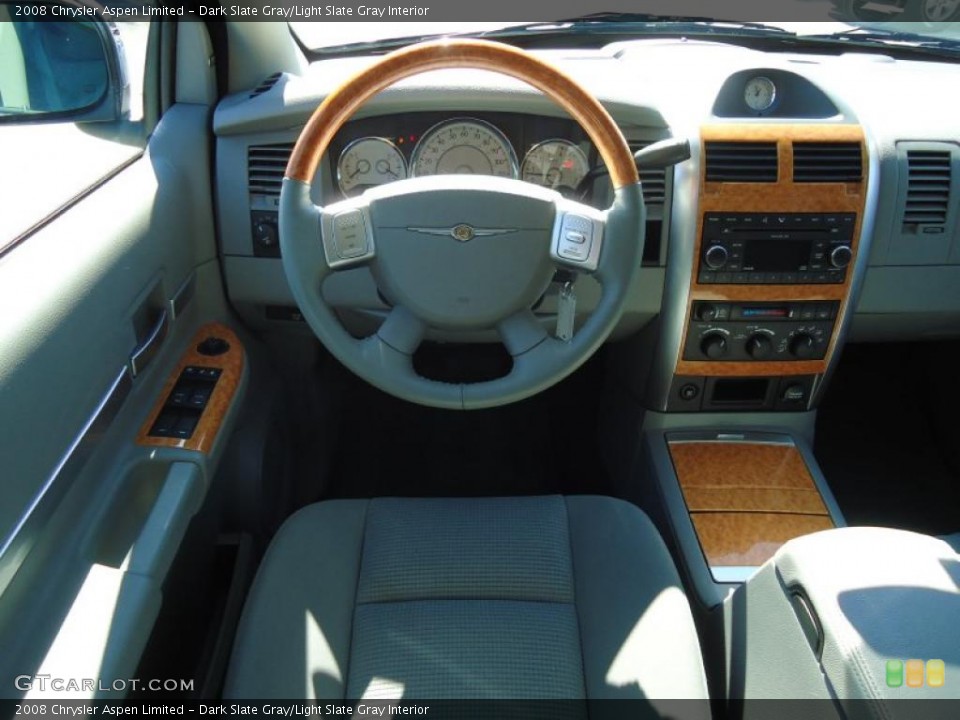 Dark Slate Gray/Light Slate Gray Interior Dashboard for the 2008 Chrysler Aspen Limited #45066004