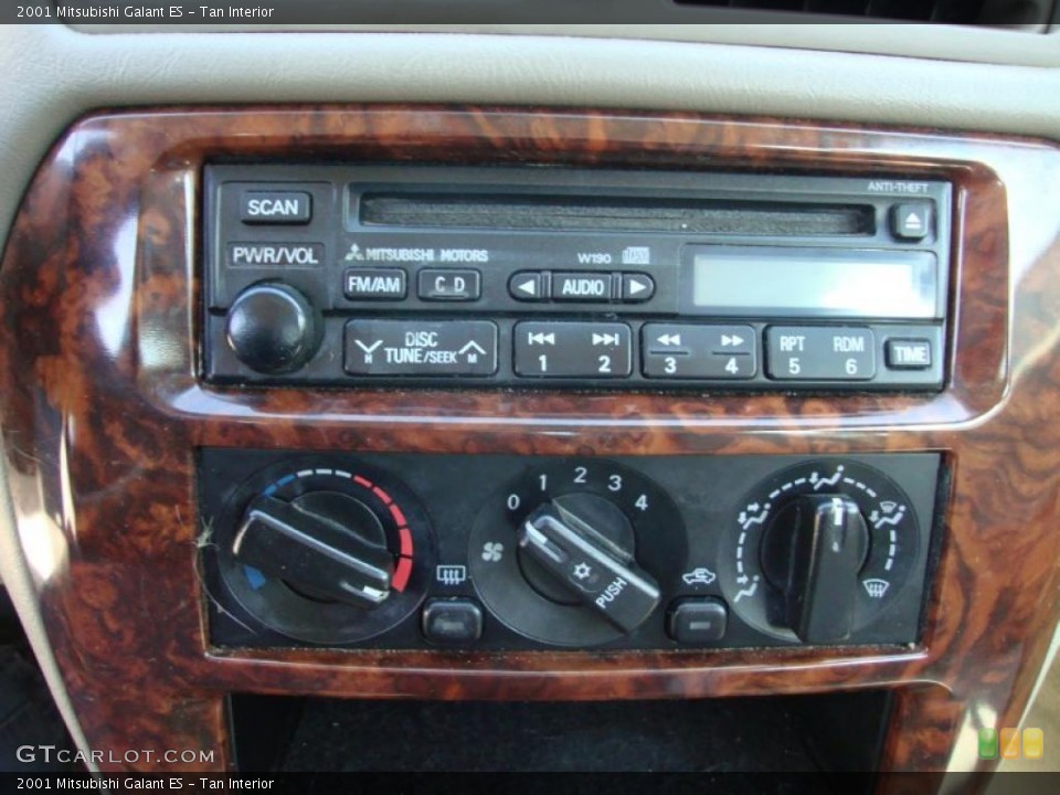 Tan Interior Controls for the 2001 Mitsubishi Galant ES #45066229
