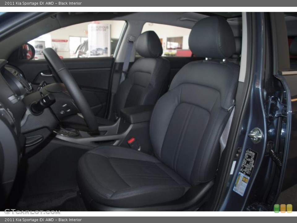 Black Interior Photo for the 2011 Kia Sportage EX AWD #45070043