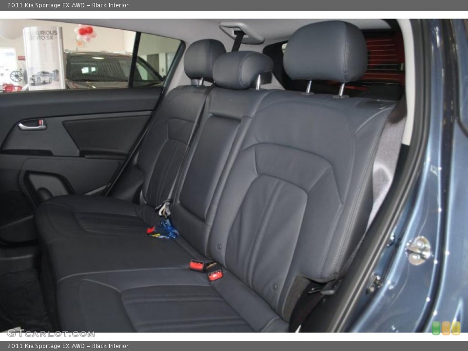 Black Interior Photo for the 2011 Kia Sportage EX AWD #45070074