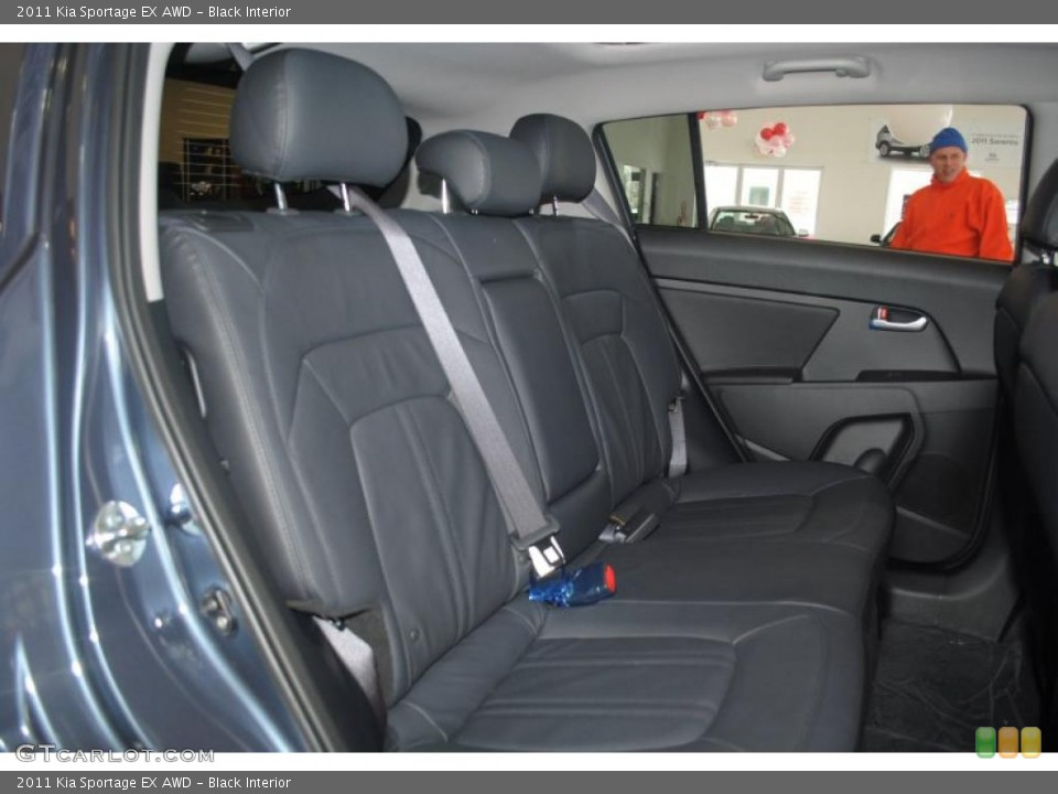 Black Interior Photo for the 2011 Kia Sportage EX AWD #45070091