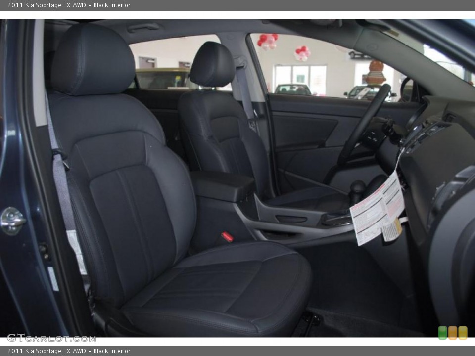 Black Interior Photo for the 2011 Kia Sportage EX AWD #45070104