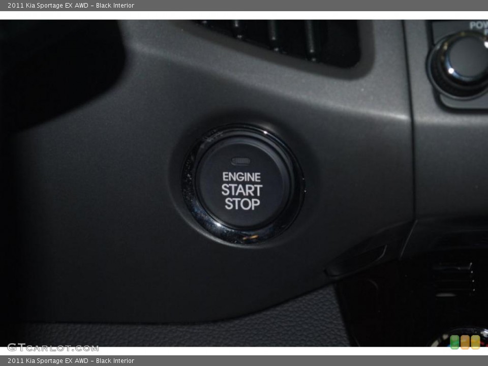 Black Interior Controls for the 2011 Kia Sportage EX AWD #45070237