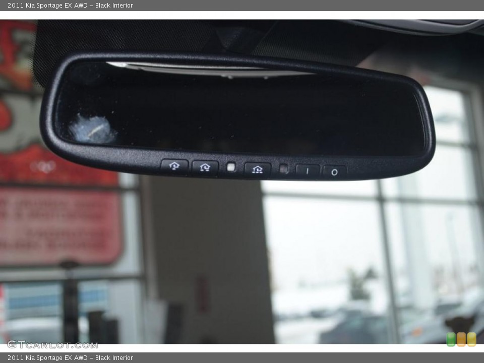 Black Interior Controls for the 2011 Kia Sportage EX AWD #45070254
