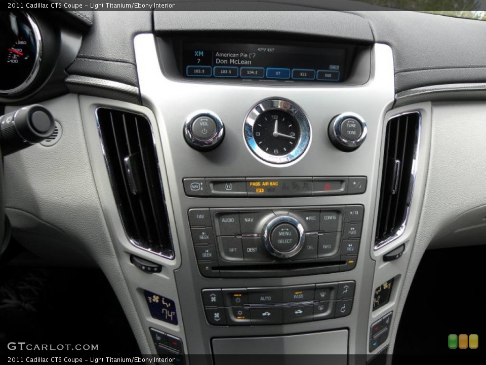 Light Titanium/Ebony Interior Controls for the 2011 Cadillac CTS Coupe #45073005