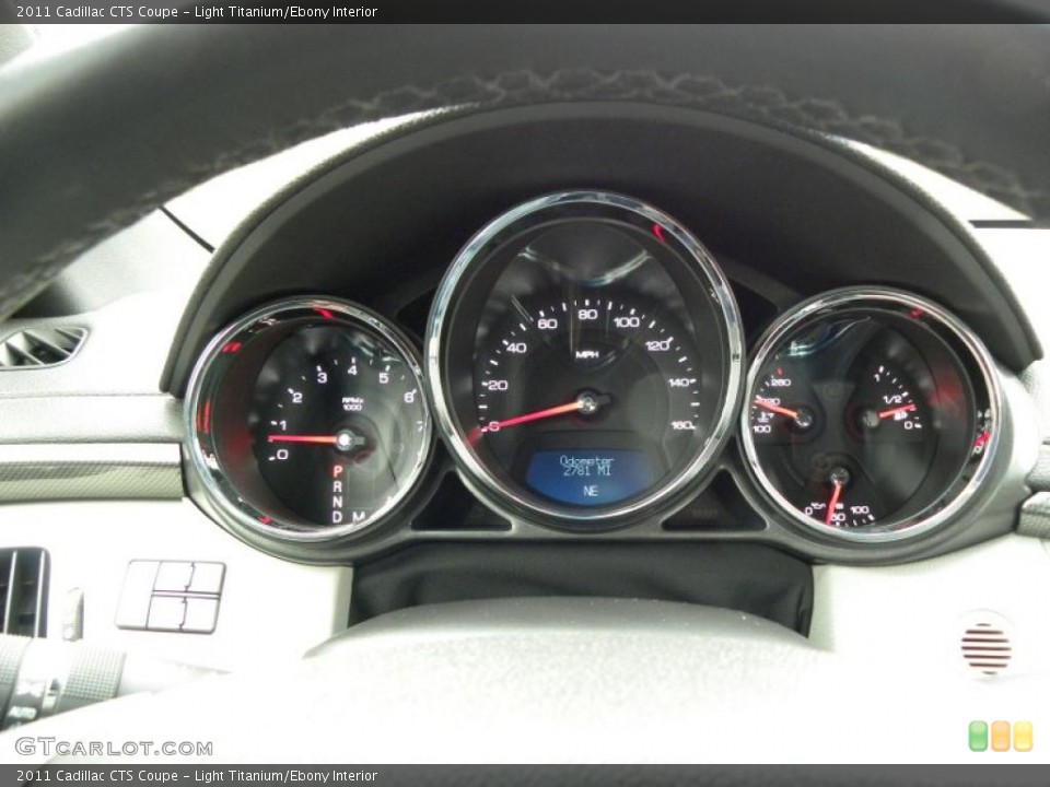 Light Titanium/Ebony Interior Gauges for the 2011 Cadillac CTS Coupe #45073033