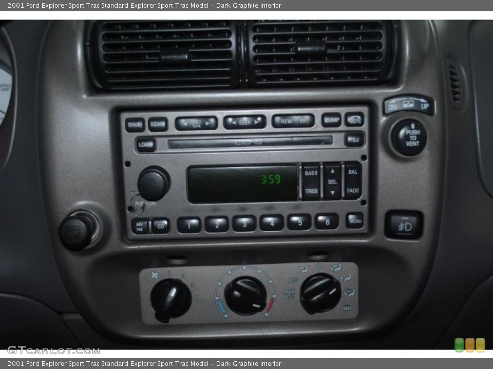 Dark Graphite Interior Controls for the 2001 Ford Explorer Sport Trac  #45074909