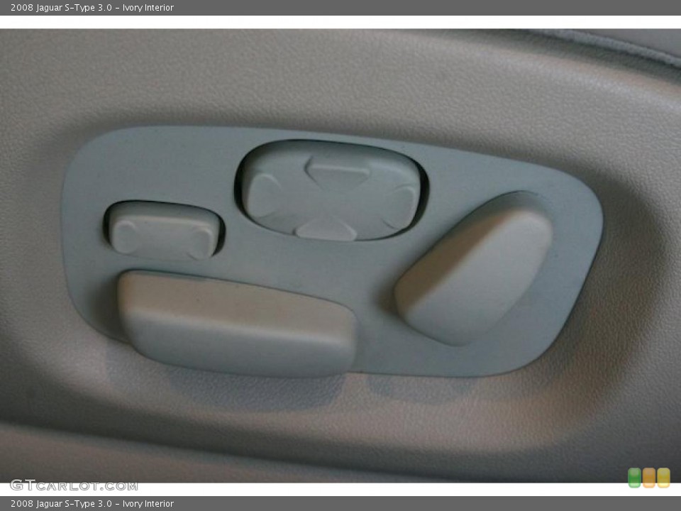 Ivory Interior Controls for the 2008 Jaguar S-Type 3.0 #45077025