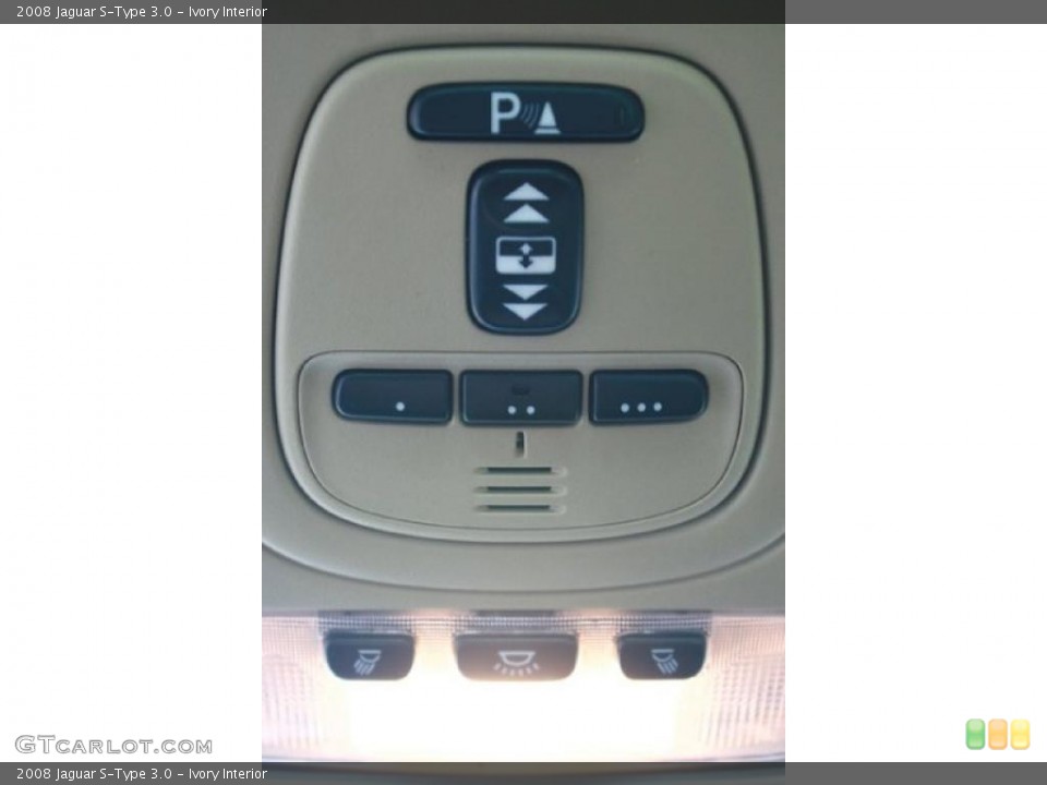 Ivory Interior Controls for the 2008 Jaguar S-Type 3.0 #45077053