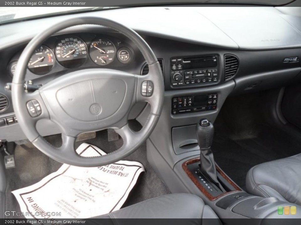 Medium Gray Interior Prime Interior for the 2002 Buick Regal GS #45077361