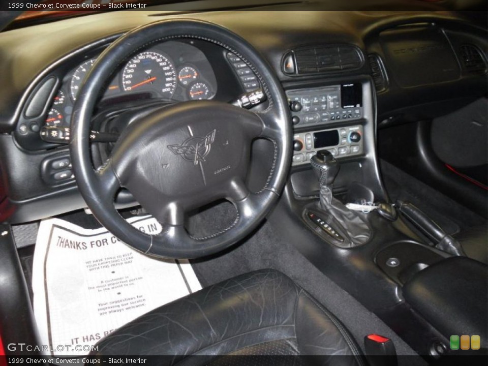 Black Interior Dashboard for the 1999 Chevrolet Corvette Coupe #45077549