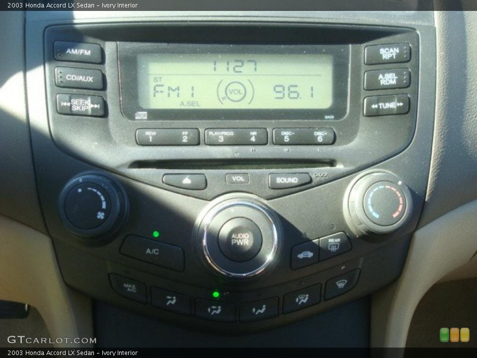 Ivory Interior Controls for the 2003 Honda Accord LX Sedan #45077718