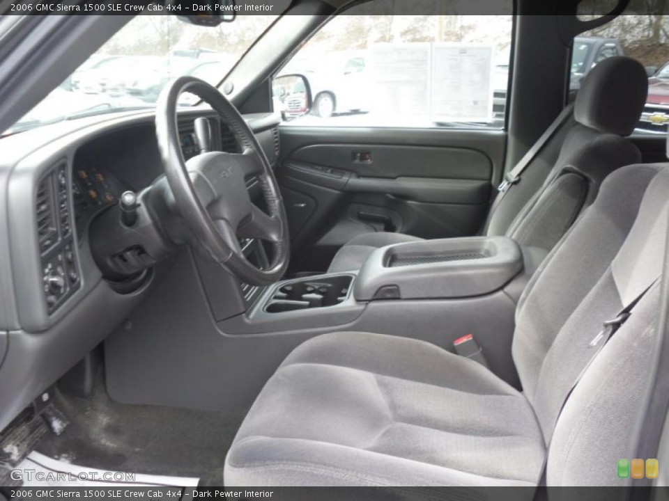 Dark Pewter Interior Photo for the 2006 GMC Sierra 1500 SLE Crew Cab 4x4 #45078105