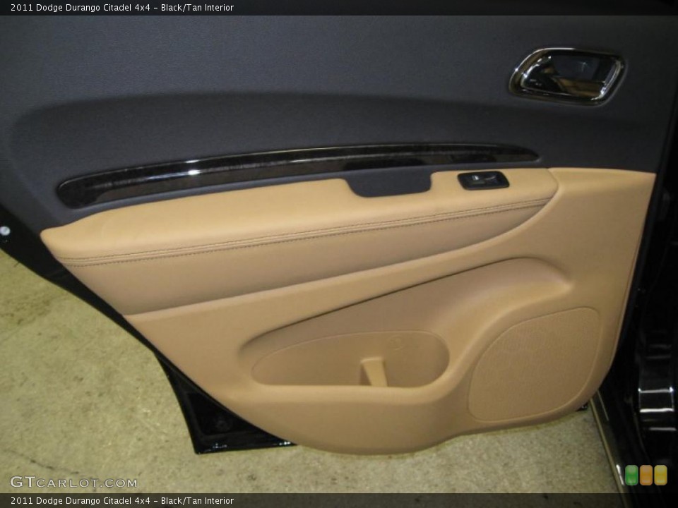 Black/Tan Interior Door Panel for the 2011 Dodge Durango Citadel 4x4 #45082981
