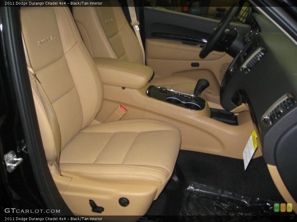 Black/Tan Interior Photo for the 2011 Dodge Durango Citadel 4x4 #45083085
