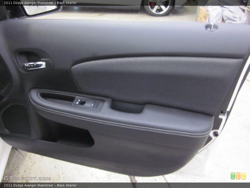 Black Interior Door Panel for the 2011 Dodge Avenger Mainstreet #45083441