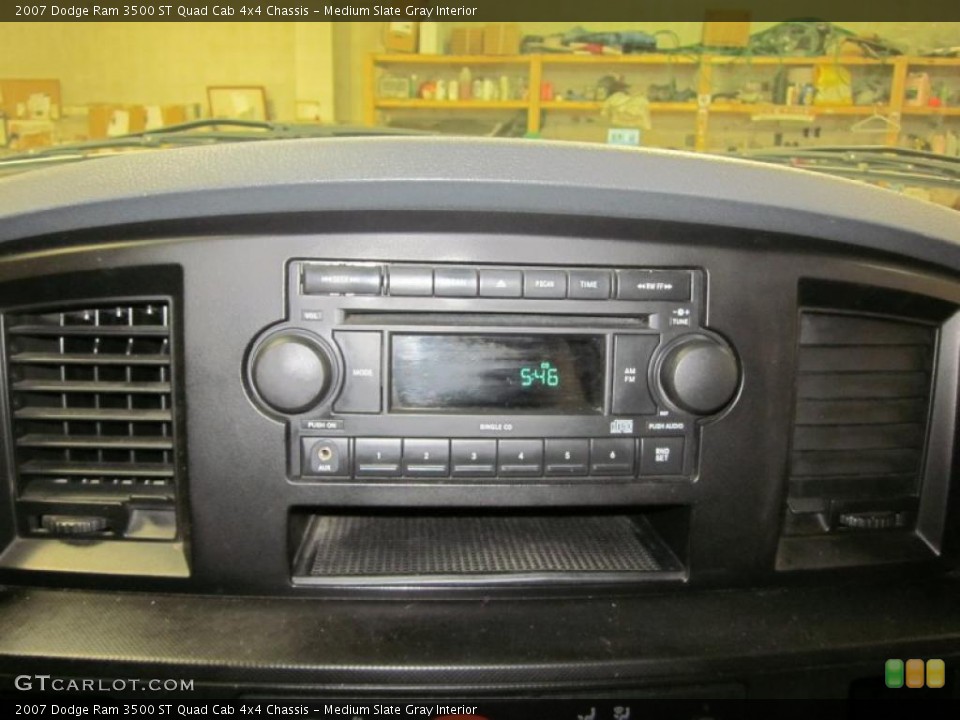 Medium Slate Gray Interior Controls for the 2007 Dodge Ram 3500 ST Quad Cab 4x4 Chassis #45084385