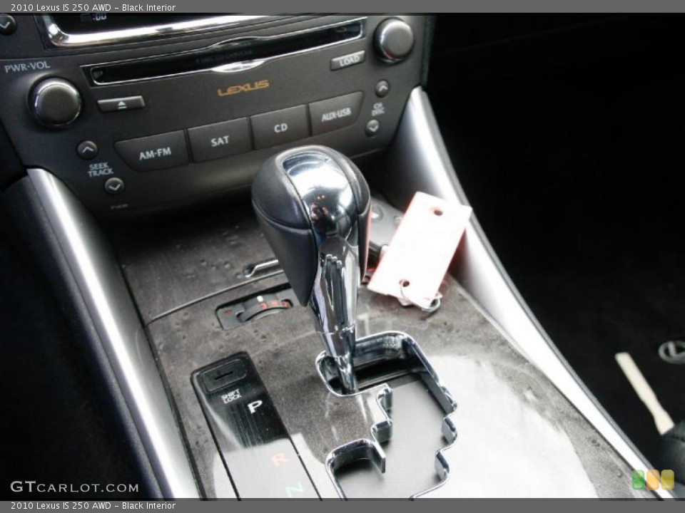 Black Interior Transmission for the 2010 Lexus IS 250 AWD #45085057