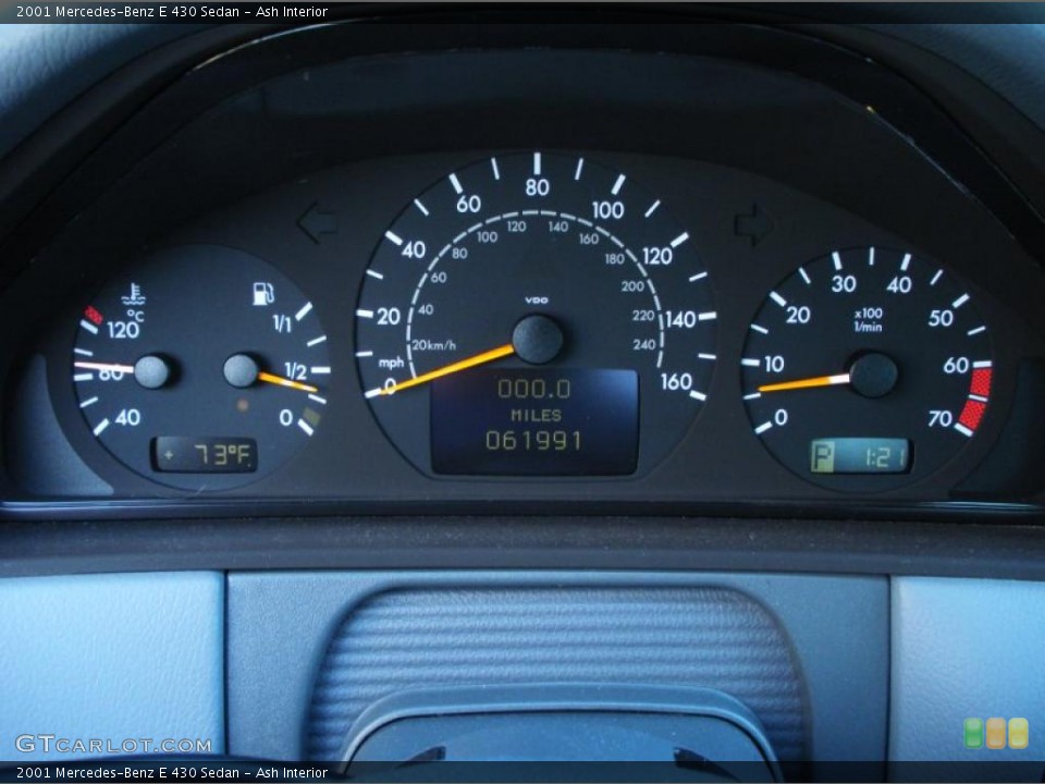 Ash Interior Gauges for the 2001 Mercedes-Benz E 430 Sedan #45086361