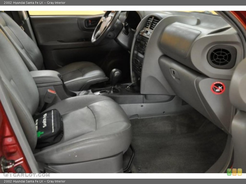 Gray Interior Photo for the 2002 Hyundai Santa Fe LX #45086669