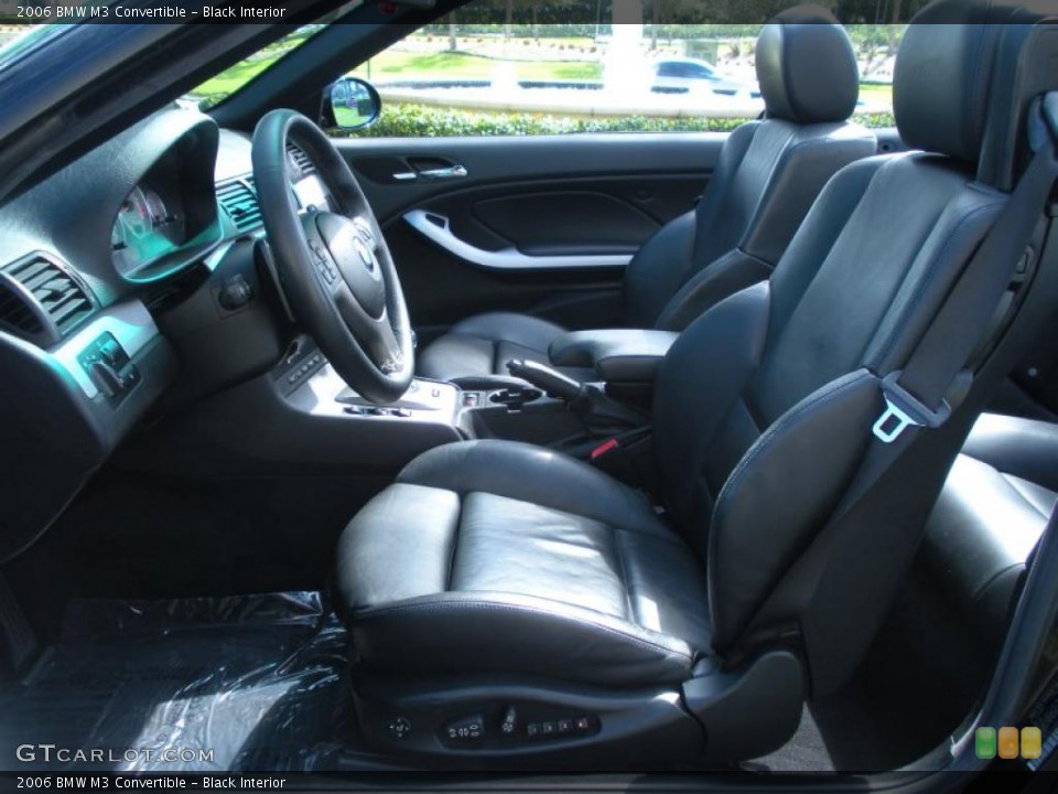 Black Interior Photo for the 2006 BMW M3 Convertible #45086725