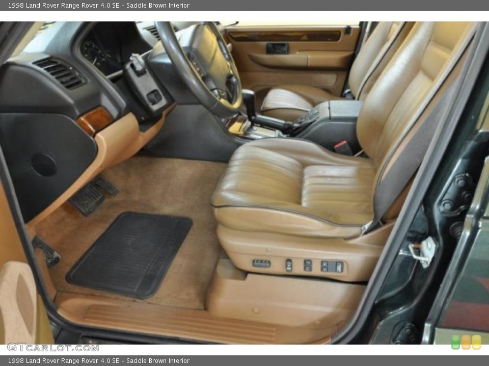 Saddle Brown Interior Photo for the 1998 Land Rover Range Rover 4.0 SE #45088125