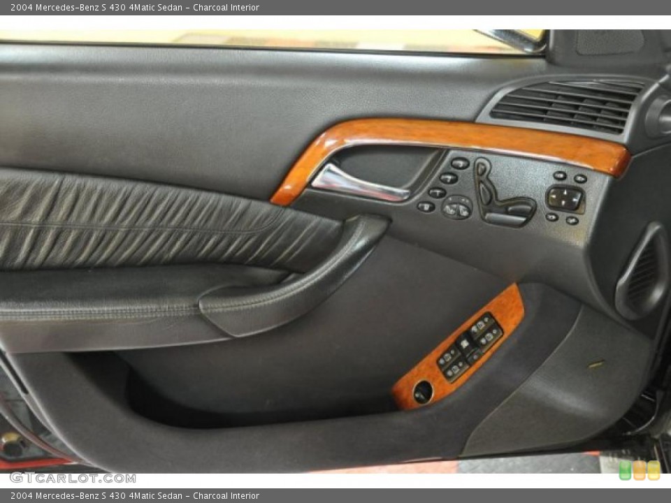 Charcoal Interior Door Panel for the 2004 Mercedes-Benz S 430 4Matic Sedan #45088553