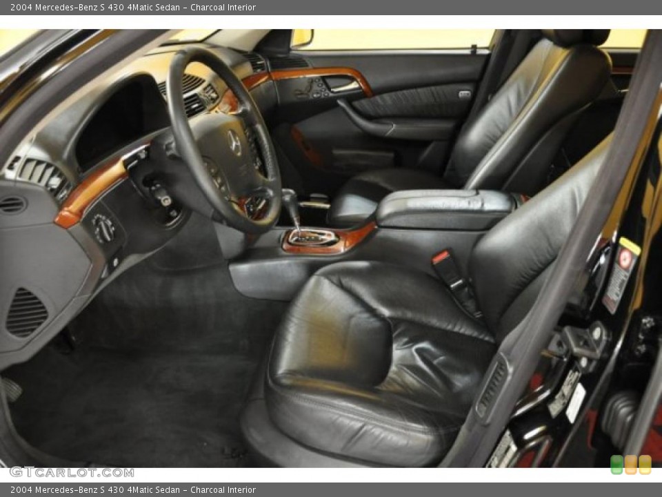 Charcoal Interior Photo for the 2004 Mercedes-Benz S 430 4Matic Sedan #45088569