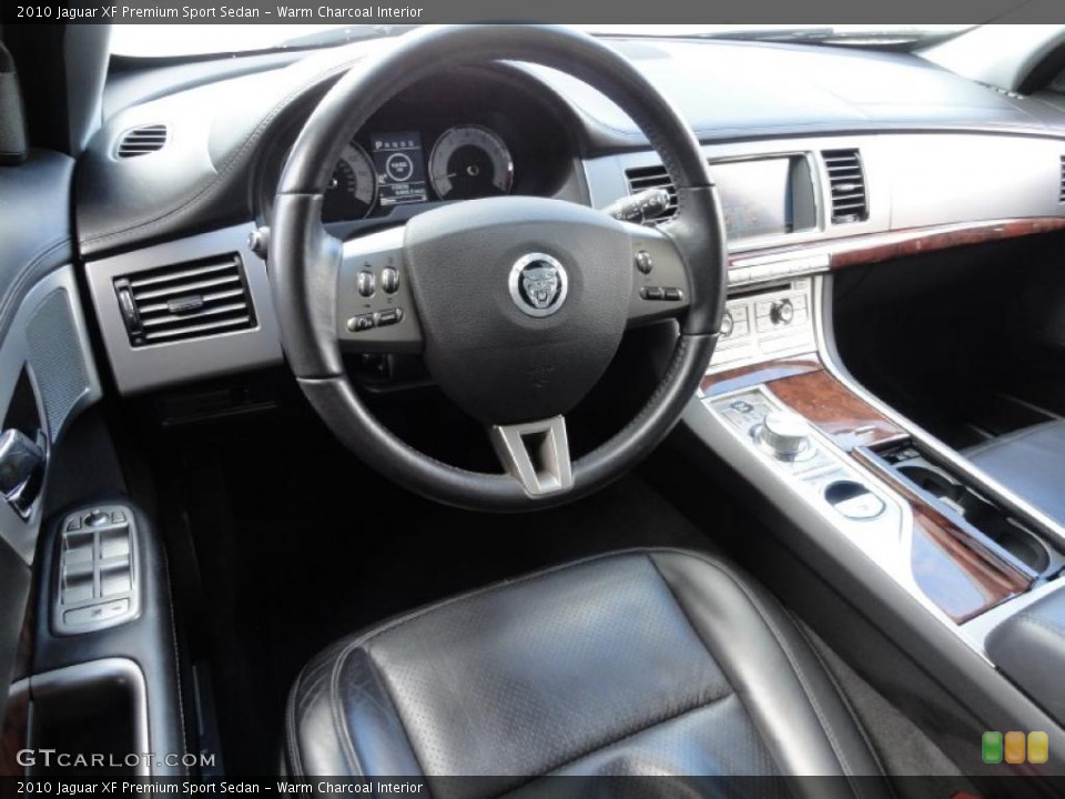 Warm Charcoal Interior Dashboard for the 2010 Jaguar XF Premium Sport Sedan #45088577