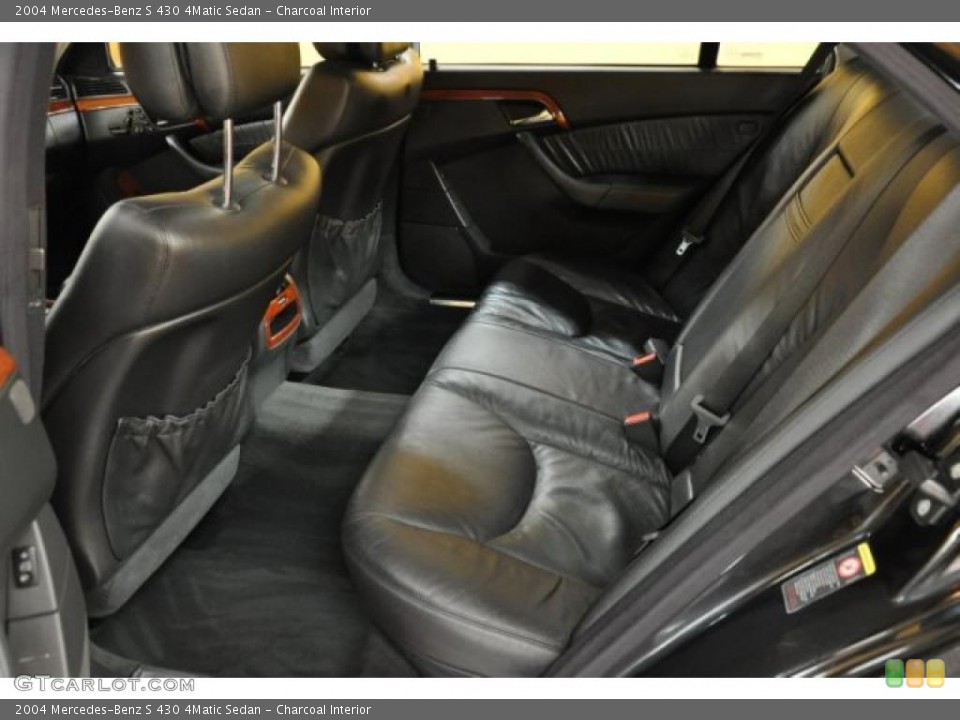 Charcoal Interior Photo for the 2004 Mercedes-Benz S 430 4Matic Sedan #45088585